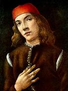 BOTTICELLI, Sandro Portrait of a Young Man  fdgdf Germany oil painting artist